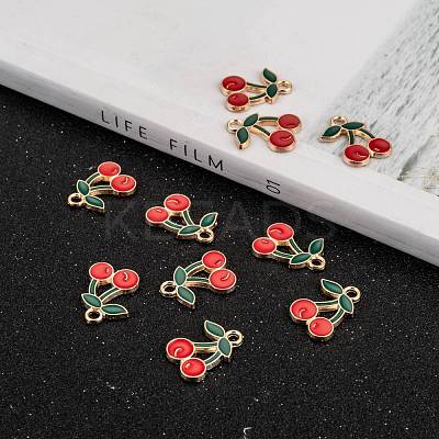 Alloy Enamel Pendants X-PALLOY-N0118-260-1