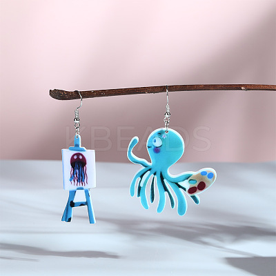Acrylic Dangle Earrings FS-WG2F752-04-1