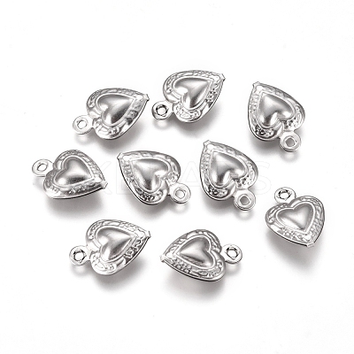Tarnish Resistant 304 Stainless Steel Charms X-STAS-I138-14P-1