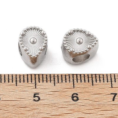 304 Stainless Steel European Beads STAS-M112-03P-02-1