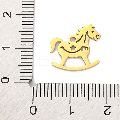 201 Stainless Steel Charms STAS-Q015-12G-1