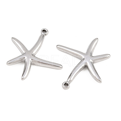304 Stainless Steel Pendants STAS-L317-01P-1