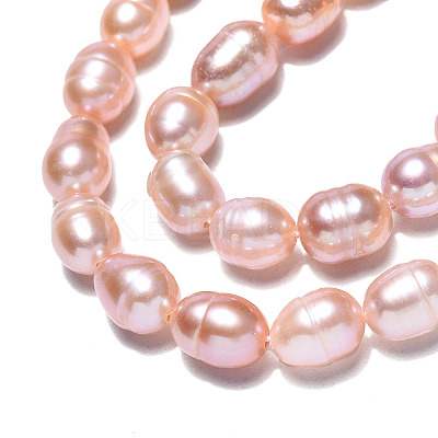 Natural Cultured Freshwater Pearl Beads Strands PEAR-N012-06H-1