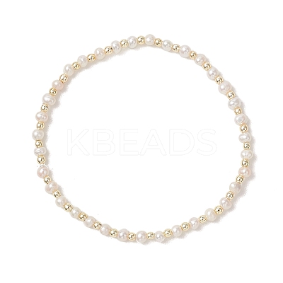 Natural Cultured Freshwater Pearl Beaded Bracelets for Women BJEW-JB13353-1