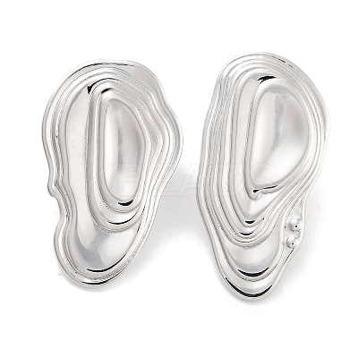 Non-Tarnish 304 Stainless Steel Stud Earrings for Women EJEW-K283-07P-1