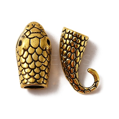 Tibetan Style Alloy Hook
 and S-Hook Clasps FIND-WH0111-122AG-1