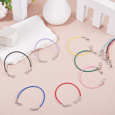 30Pcs Korean Waxed Polyester Cord Bracelet Making YC-TADJ0001-02A-1