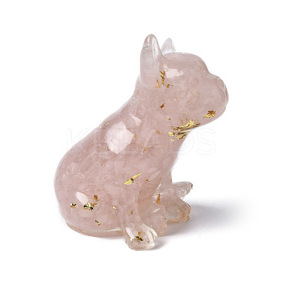 Resin Dog Display Decoration LS-DJEW-P021-C02-1