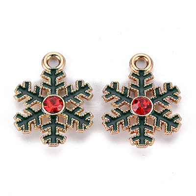 Eco-Friendly Alloy Enamel Pendants LS-X-ENAM-T011-67-NR-1