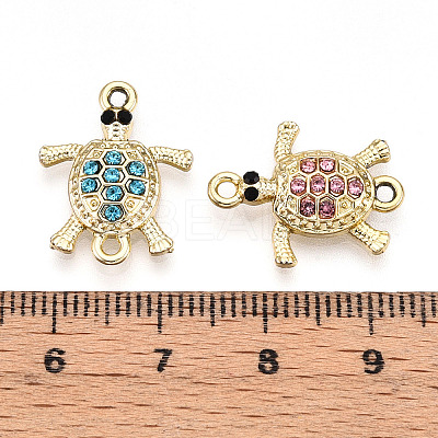 Alloy Rhinestone Connector Charms ALRI-T011-05-1