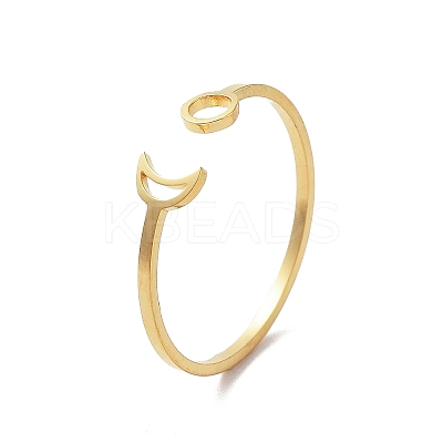 304 Stainless Steel Open Rings LS-STAS-R226-07G-1