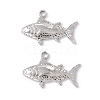 Non-Tarnish 304 Stainless Steel Pendants STAS-K242-03P-1