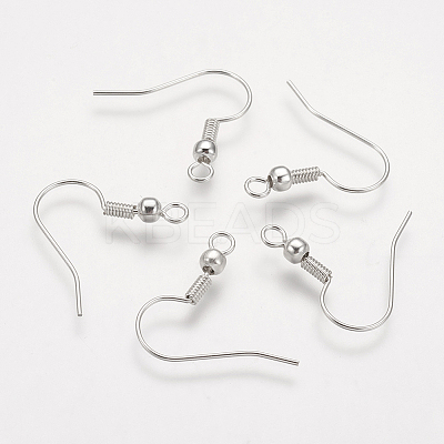 Brass Earring Hooks LS-KK-Q362-P-NF-1