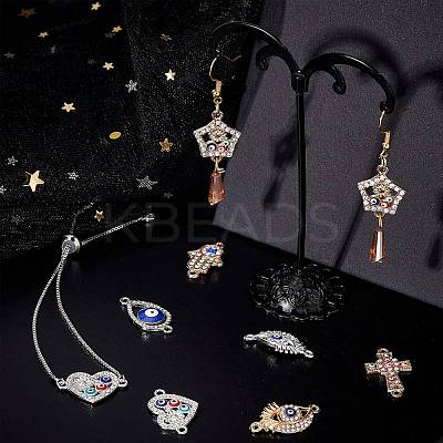 Silver Color Plated Alloy Links ENAM-NB0001-39-1
