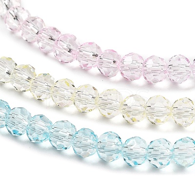 Transparent Painted Glass Beads Strands LS-DGLA-A034-T4mm-A21-1