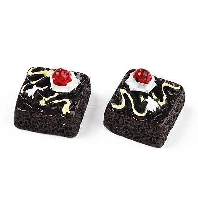 Square Cake Resin Decoden Cabochons LS-CRES-R183-21B-1