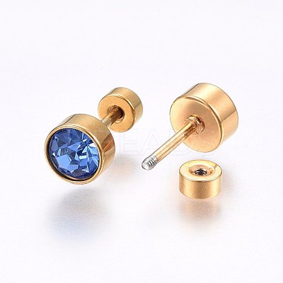 304 Stainless Steel Earlobe Plugs EJEW-H362-08G-B-1
