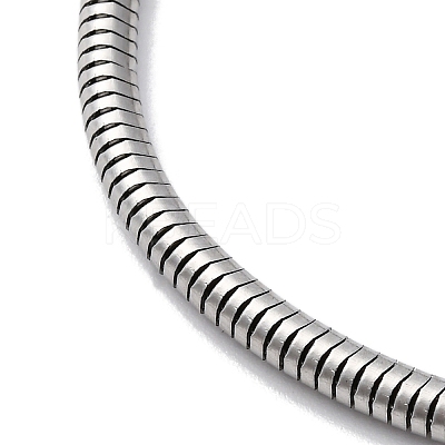 201 Stainless Steel Snake Chain Slider Bracelets for Women STAS-D301-09P-1