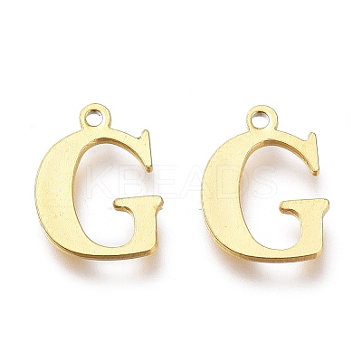 PVD Vacuum Plating  304 Stainless Steel Charms STAS-H112-G-G-1