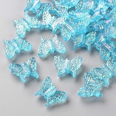 Transparent Acrylic Beads X-MACR-S361-35G-1