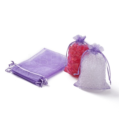 Organza Gift Bags with Drawstring LS-X-OP-R016-10x15cm-06-1