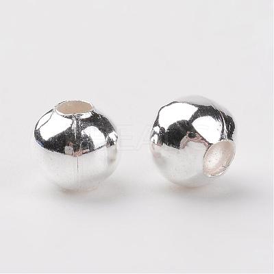 Iron Round Spacer Beads X-E146Y-S-1