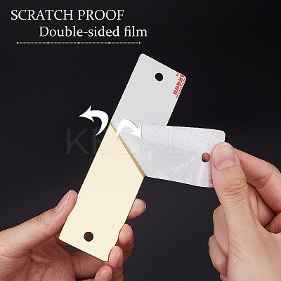 Blank Stainless Steel Plates DIY-BC0001-19-1