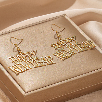 Alloy Acrylic Dangle Earrings FS-WG7C527-01-1