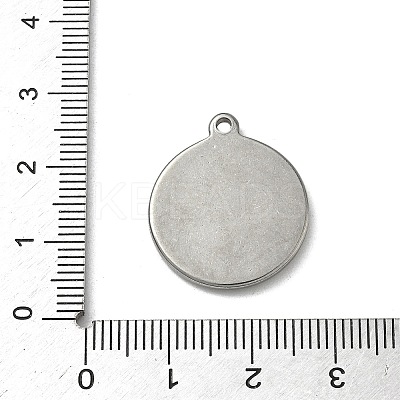 304 Stainless Steel Pendants STAS-P422-12P-1