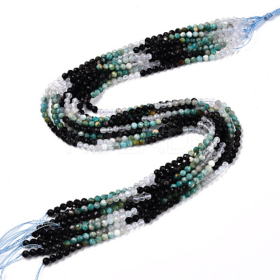 Natural & Synthetic Mixed Gemstone Beads Strands X-G-D080-A01-01-02-1