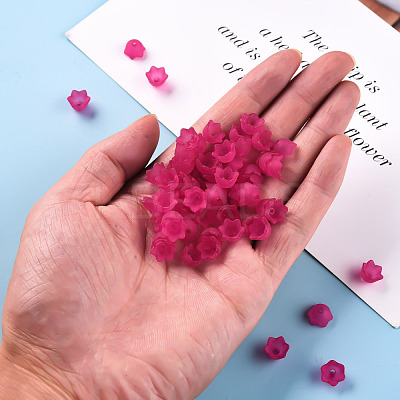 Transparent Acrylic Beads Caps PL543-12-1