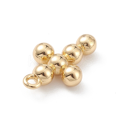 Rack Plating Brass Pendants KK-L155-45G-1