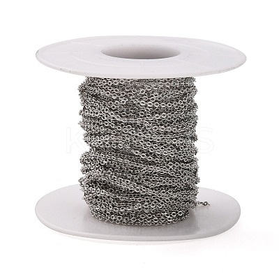 Brass Cable Chains CHC-K004-02P-1