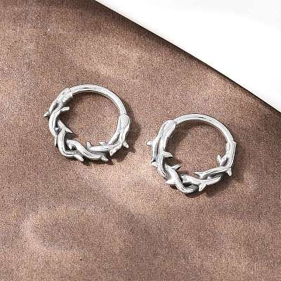 316 Stainless Steel Cartilage Earrings AJEW-C044-16D-AS-1