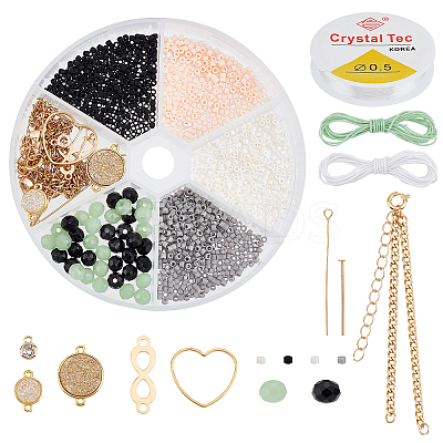 DIY Charm Bracelet Making Kits DIY-AR0002-47-1