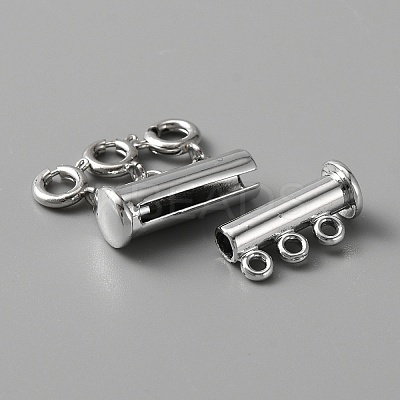 3-Strand 6-Hole Alloy Magnetic Slide Lock Clasps FIND-TAC0014-69A-P-1