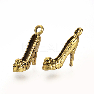 Tibetan Style Alloy Stilettos Pendants TIBE-S307-54AG-1
