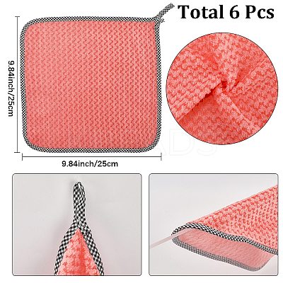 Superfine Fiber Hangable Cleaning Cloth AJEW-WH20033-059C-1