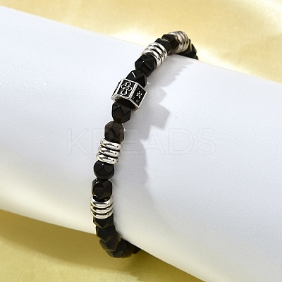 Brass Beaded Bracelets BJEW-Z094-03D-1