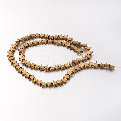 Electroplate Non-magnetic Synthetic Hematite Bead Strands G-F300-24B-F03-1