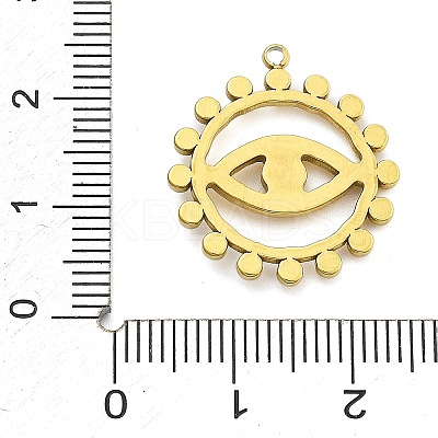 Ion Plating(IP) 304 Stainless Steel Rhinestone Pendants STAS-U034-03G-1