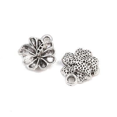Tibetan Style Alloy Flower Charms PALLOY-A024-20AS-1-1