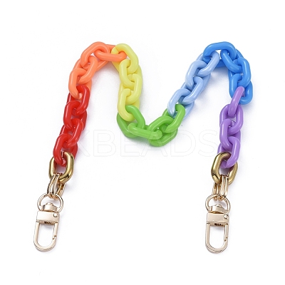 Acrylic Chain Purse Bag Handle X-AJEW-BA00007-1