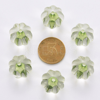 Transparent Acrylic Beads TACR-S154-19A-83-1