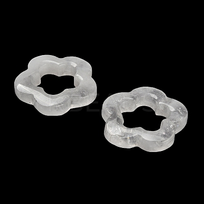 Natural Quartz Crystal Cabochons G-Q190-05A-1