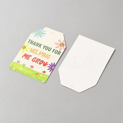 60Pcs 6 Styles Teachers' Day Printed Paper Girf Tags DJ-DIY-WH20062-45-1