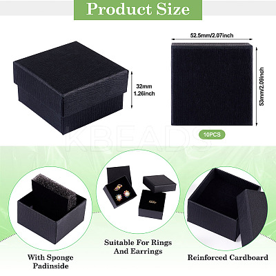 Paperboard Jewelry Gift Boxes LS-CON-TAC0014-10B-1