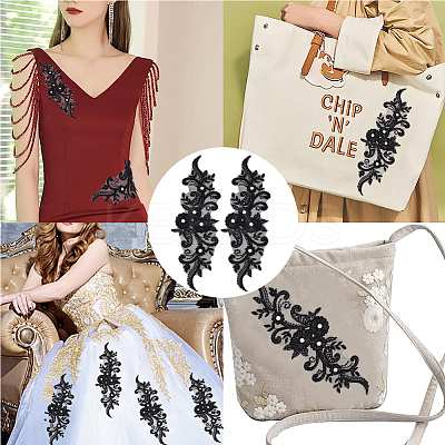 Sew on Flower Appliques PATC-WH0005-42A-1