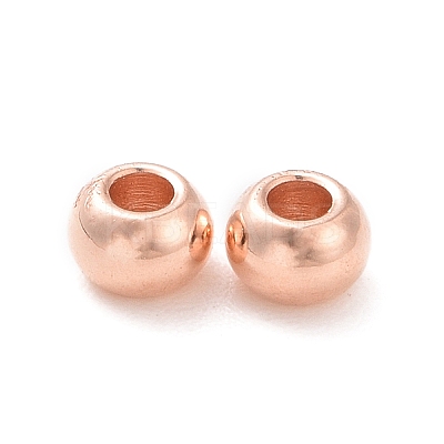 304 Stainless Steel Beads X-STAS-H400-3mm-45RG-1