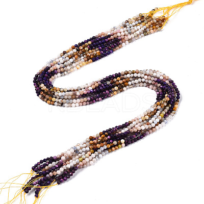 Natural Mixed Gemstone Beads Strands G-D080-A01-02-05-1